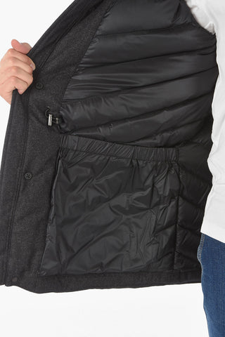 Piumino LP MOUNTAIN in Lana Vergine a 4 Tasche con Chiusura Frontale