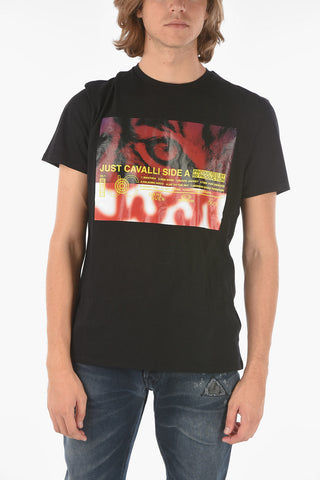 Maxi Printed Crew-Neck T-shirt