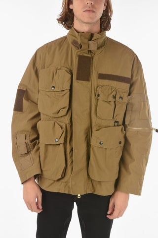 Giubbotto Utility J-BUMS con Abbottonatura Nascosta