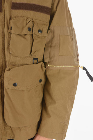 Giubbotto Utility J-BUMS con Abbottonatura Nascosta