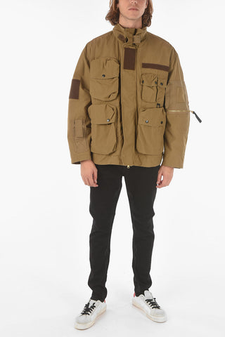 Giubbotto Utility J-BUMS con Abbottonatura Nascosta