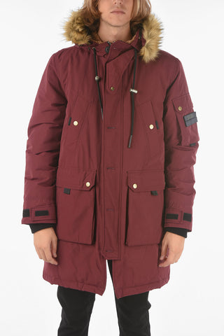 solid color padded W-COLBY-21 parka