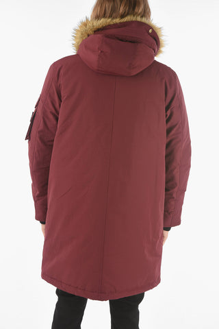 solid color padded W-COLBY-21 parka