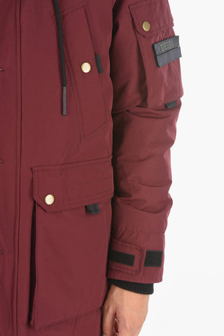 solid color padded W-COLBY-21 parka