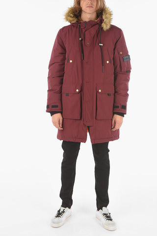 solid color padded W-COLBY-21 parka