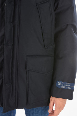 Piumino LP MOUNTAIN in Lana Vergine a 4 Tasche con Chiusura Frontale