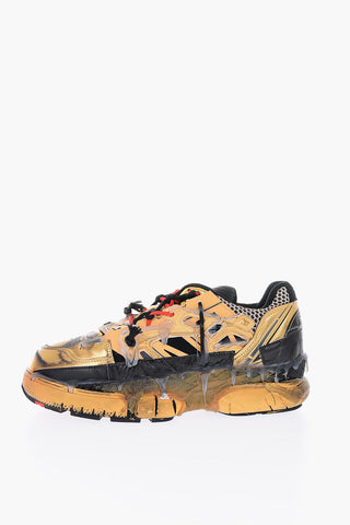 MM22 Contrasting Strings Vintage Effect FUSION Low Top Sneakers