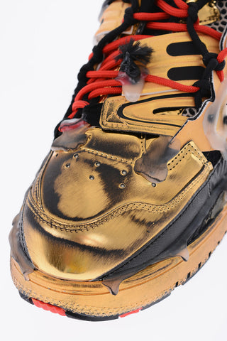 MM22 Contrasting Strings Vintage Effect FUSION Low Top Sneakers
