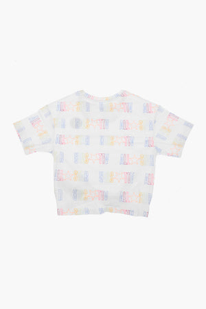 ALL STAR CHUCK TAYLOR T-Shirt with All Over Logo Print