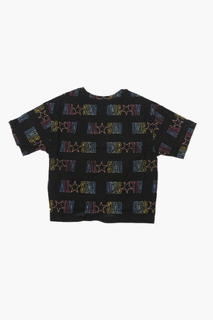ALL STAR CHUCK TAYLOR Crewneck T-Shirt with All Over Logo Print