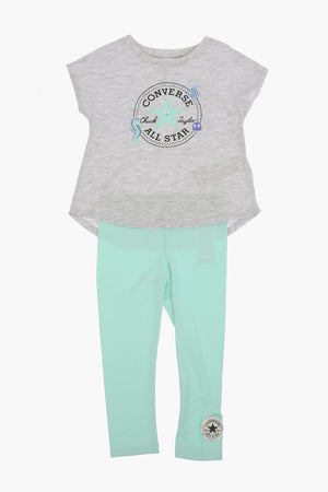 ALL STAR CHUCK TAYLOR Crew-Neck T-shirt and Leggings Set