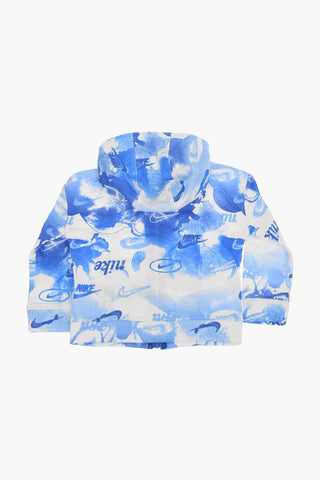 Ombre-Kapuzenpullover mit Reißverschluss