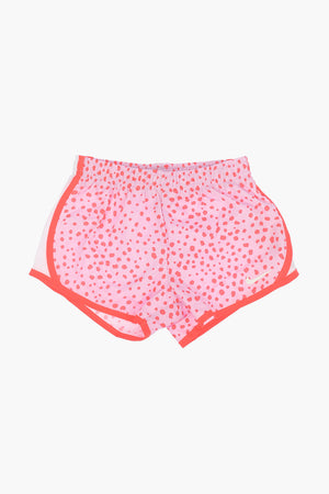 Gepunktete Shorts mit elastischem Bund