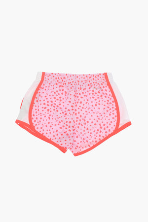 Gepunktete Shorts mit elastischem Bund