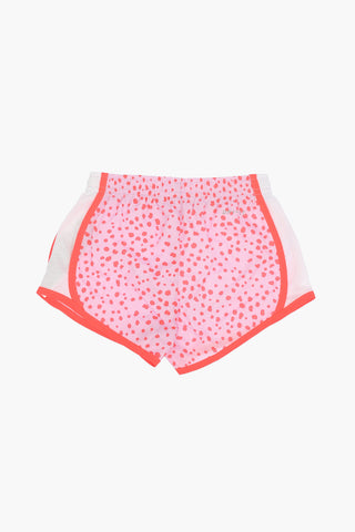 Shorts a Pois con Elastico in Vita