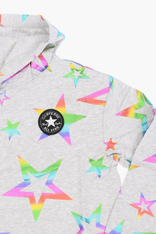 ALL STAR CHUCK TAYLOR Rainbow Stars Printed Sweatshirt