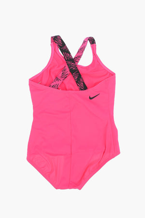 원피스 수영복 옆면 로고 프린트