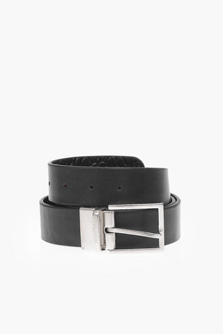 Cintura Reversibile in Pelle 35mm