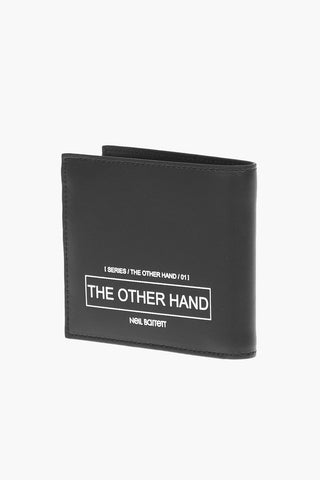 Printed Leather THE OTHER HAND Wallet