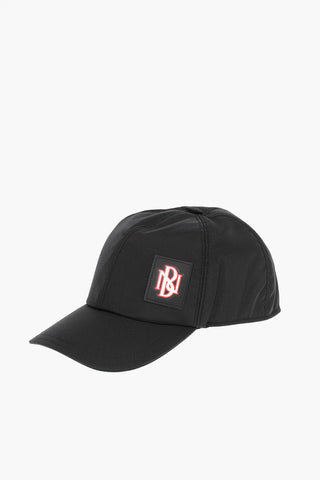 Leather Patch Logo Nylon MONOGRAM Cap