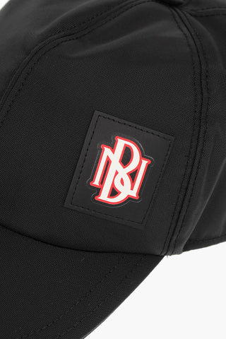 Leather Patch Logo Nylon MONOGRAM Cap