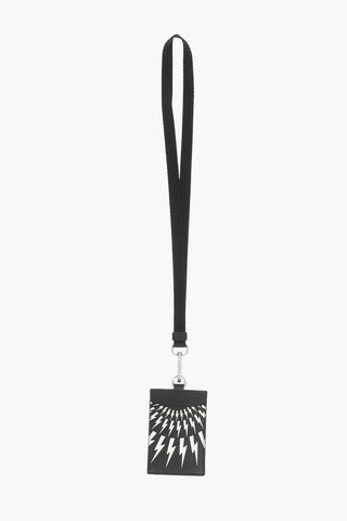 Leather FAIRISLE THUNDERBOLT Badge Holder