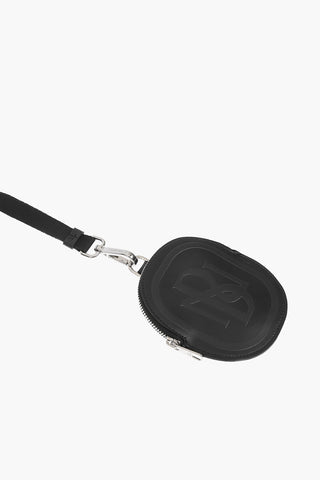 Removable Lanyard Leather Coin Pouch