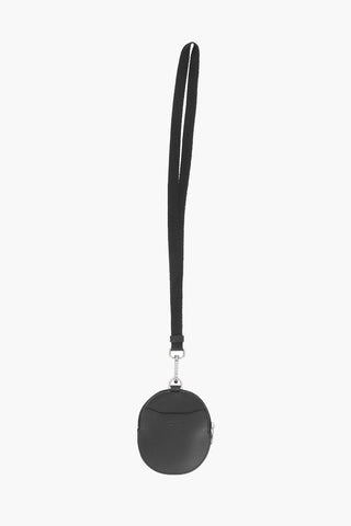 Removable Lanyard Leather Coin Pouch