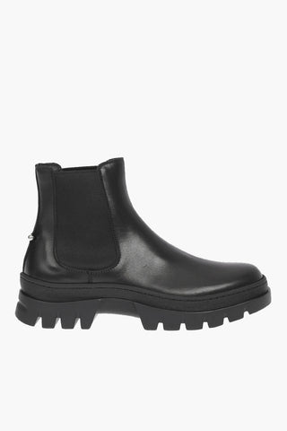 Leather PIERCED PUNK Chelsea Boots