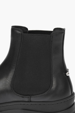 Leather PIERCED PUNK Chelsea Boots