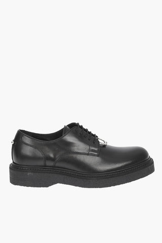 Scarpe Derby MONOGRAM in Pelle con Piercing