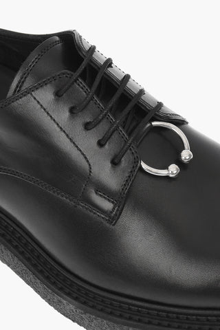 Scarpe Derby MONOGRAM in Pelle con Piercing