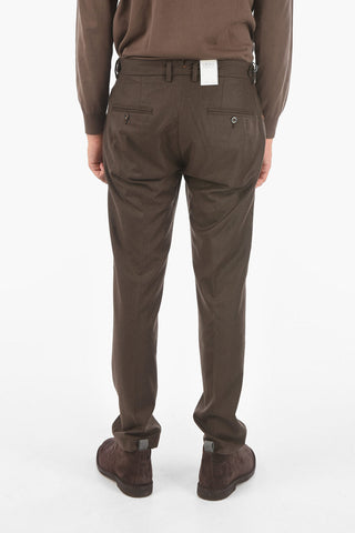 Pantaloni RAVAL1P.L a una pince in lana vergine