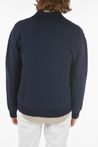 Snap Button JEAN JACKET Saharan Sweater