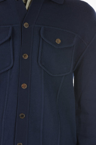 Snap Button JEAN JACKET Saharan Sweater
