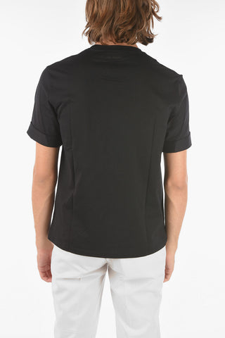 Printed ZIGGIE BEAR T-shirt with Cuffed Sleeves