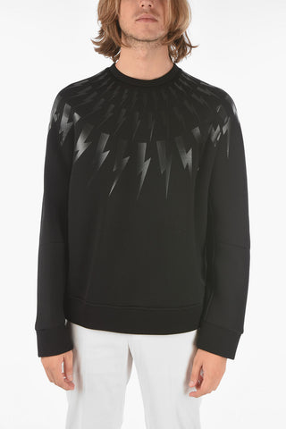 Jersey FAIRISLE THUNDERBOLT Sweatshirt with Print