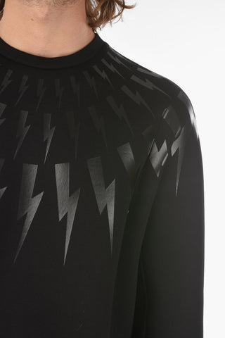 Jersey FAIRISLE THUNDERBOLT Sweatshirt with Print