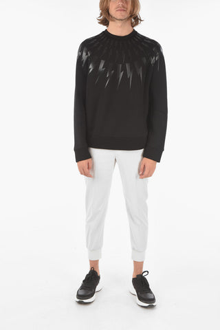 Jersey FAIRISLE THUNDERBOLT Sweatshirt with Print