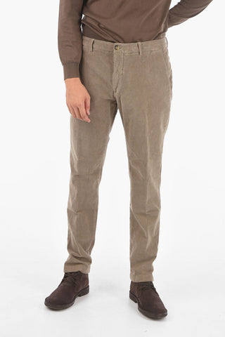 flap pockets MARAIS.L. corduroy pants