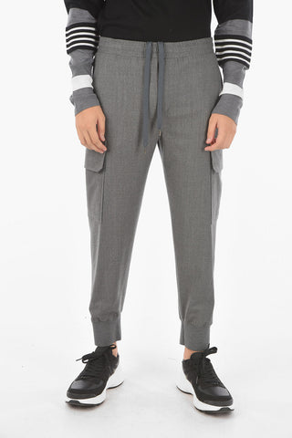Virgin Wool Blend TRAVEL Cargo Joggers