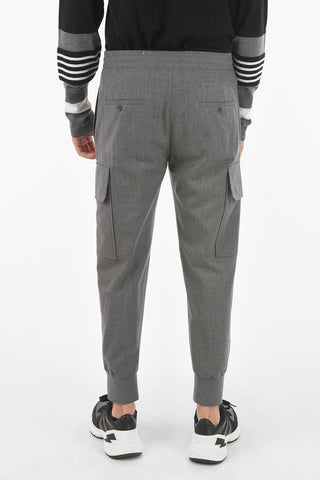 Virgin Wool Blend TRAVEL Cargo Joggers