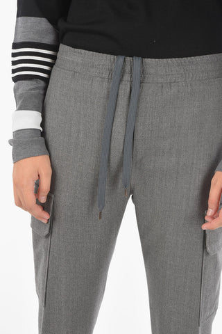 Virgin Wool Blend TRAVEL Cargo Joggers