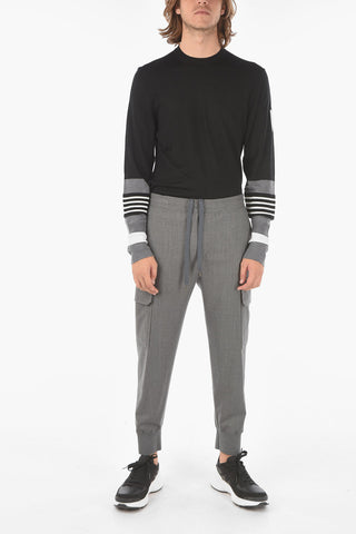 Virgin Wool Blend TRAVEL Cargo Joggers