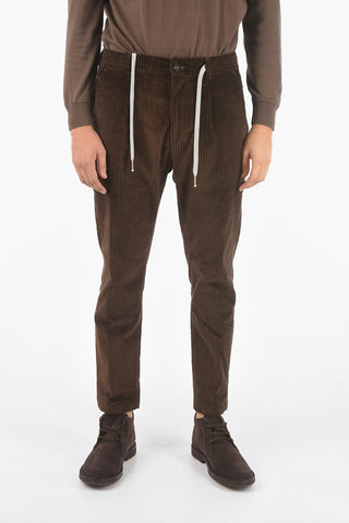 single-pleat corduroy MITTE pants
