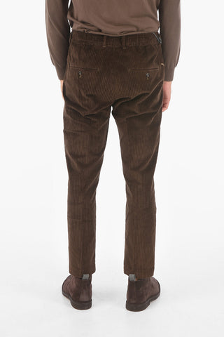 single-pleat corduroy MITTE pants