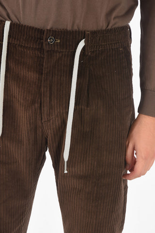 single-pleat corduroy MITTE pants