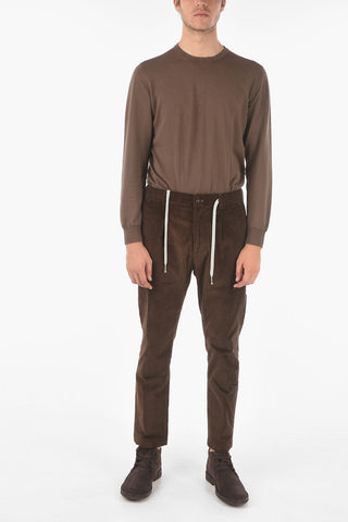 single-pleat corduroy MITTE pants