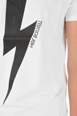 Round Neck LEATHER BOLT T-shirt