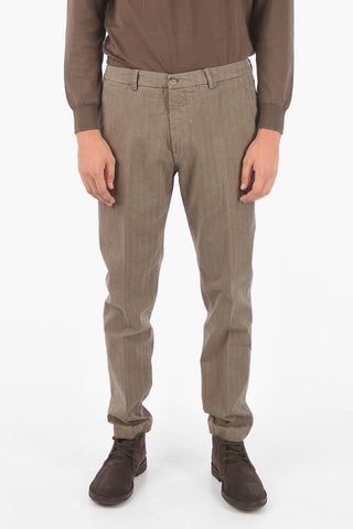 Herringbone Tapered Fit MARAIS.L.603 Chino Pants